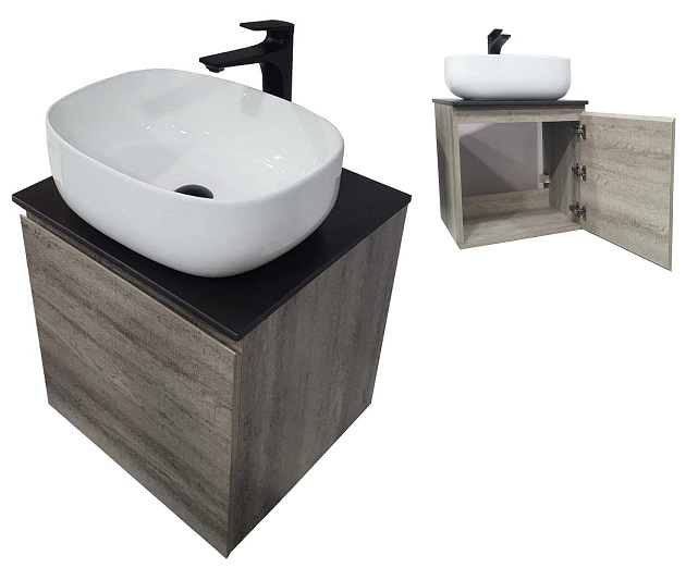 500mm PVC Vanity Cabinet With Counter Top Sink D5103C